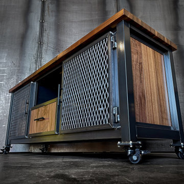 Modern Industrial Entertainment Center