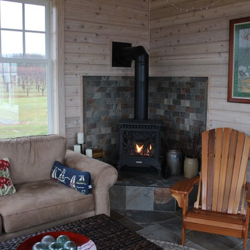 Sunroom Overlooking Orchard - Leland, Michigan