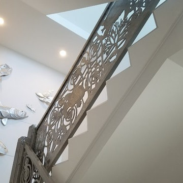 Custom Railing Designs for Luxury Beach Home