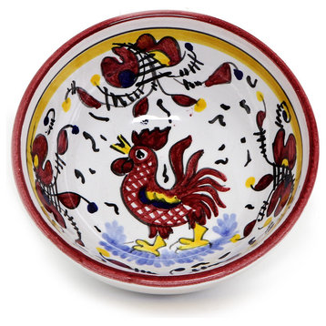 Orvieto Red Rooster: Small Condiment Bowl, 1 Cup