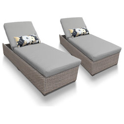 Tropical Outdoor Chaise Lounges by Design Furnishings