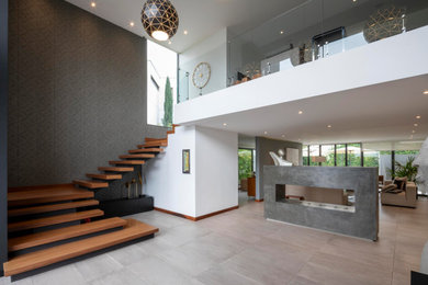 Example of a minimalist hallway design in Other