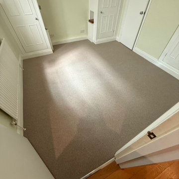 Hugh Mackay Carpets Deco Plains Taupe installation