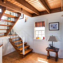 Wood stair frame