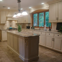 our new kitchen layout wall taken back