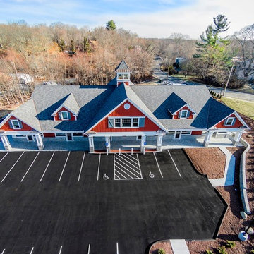 High-End Commercial Space with Board & Batten Siding in Trumball, CT