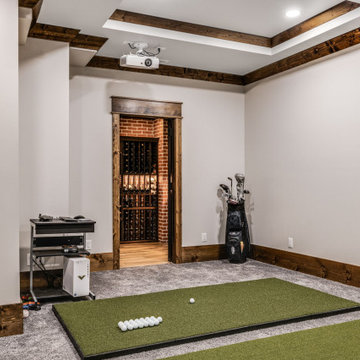 Cellar and Golf Simulator Build Out