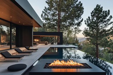 Inspiration for a modern exterior home remodel in Denver