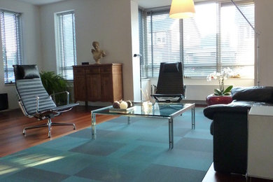 Living room - contemporary living room idea in Amsterdam