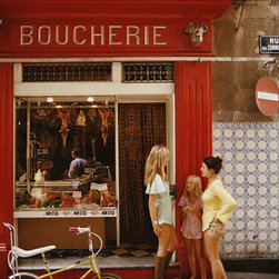 Slim Aarons, Boucherie St-Tropez, 1971 - Paintings