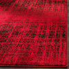 Safavieh Adirondack Collection ADR116 Rug, Red/Black, 2'6"x10'