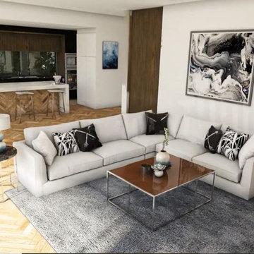 Living Room by 3D Walkthrough Design Company