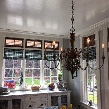 Corldess Romans and Stained Transom Shutters