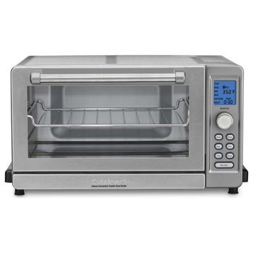 TOB-135N Deluxe Convection Toaster Oven Broiler, Brushed Stainless