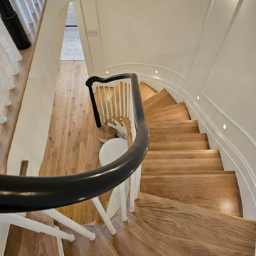 Project #131 | Three-Story Elliptical Staircase in Historic Home