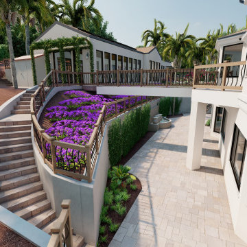 Modern Mediterranean 3D rendering