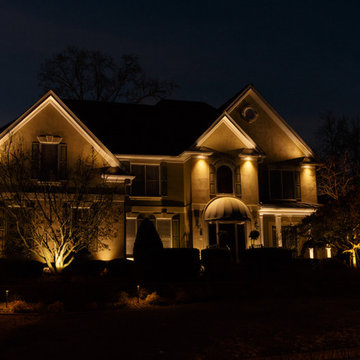 Johns Creek, GA House and Backyard Lighting Project #2