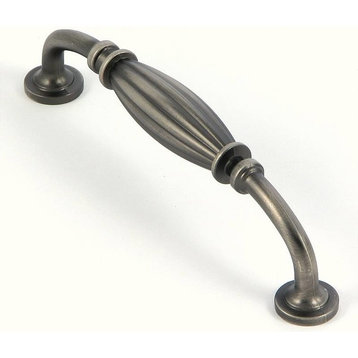 Stone Mill Hardware Weathered Nickel Country Cabinet Pull