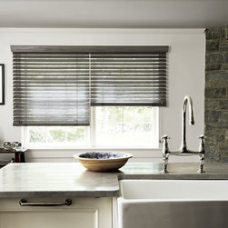 Smith and Noble Specialty Finish Wood Blinds - Vertical Blinds