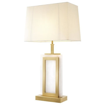 Alabaster White Marble Table Lamp | Eichholtz Murray