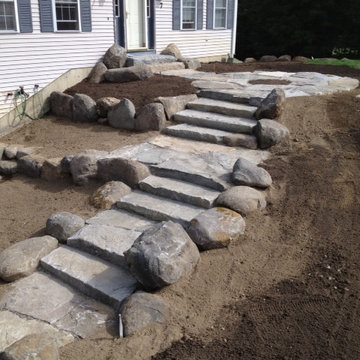 New Front Entry and Walkway