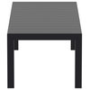 Compamia Vegas XL Extendable 102"-118" Dining Table, Black