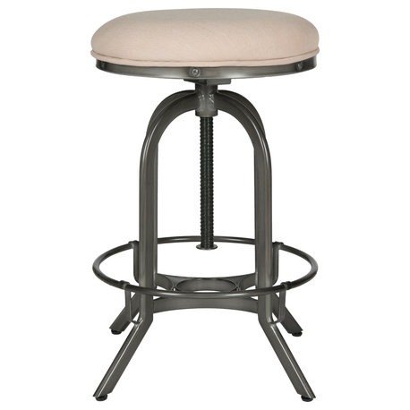 Safavieh Wildomar Swivel Stool, Beige