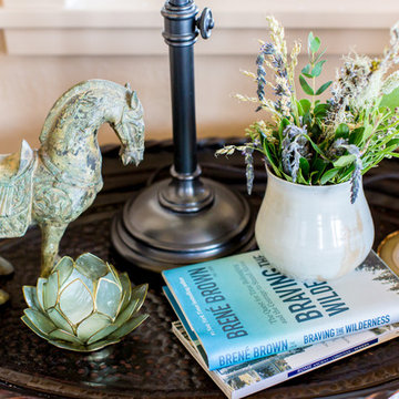 Her bedside tablescape