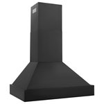 ZLINE Kitchen and Bath - ZLINE 36" Ducted Vent Black Stainless Steel Wall Mount Range Hood - The ZLINE BS655N-36 is a 36 in. professional wall mount stainless steel range hood with a modern design and built-to-last quality, making it a great addition to any kitchen. This hood's high-performance, 700 CFM 4-speed motor will provide all the power you need to quietly and efficiently ventilate your stove while cooking. With its classic 430 grade black stainless steel, this range hood contains rust, temperature, and corrosion-resistant properties to ensure a durable vent hood that will last for years to come. Enjoy modern features, including built-in LED lighting for an illuminated culinary experience and dishwasher-safe stainless steel baffle filters for easy clean-up. This wall mount range hood has a ducted vent with easy, simple installation. Experience Attainable Luxury - in the heart of your home, with a ZLINE range hood. ZLINE Kitchen and Bath stands by all products with its manufacturer parts warranty. The BS655N-36 ships next business day when in stock.