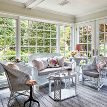 Great room window casing
