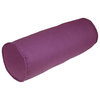 Pillow Decor - Tuscany Linen Purple 7 x 20 Bolster Pillow