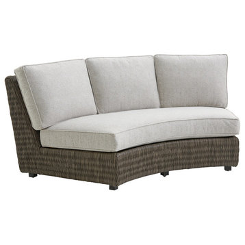 Curved Sectional Armless Sofa