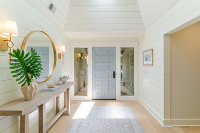 Entryway - coastal entryway idea in Other