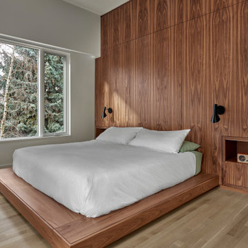 Cedar House Among The Trees