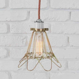 Operable Cage Pendant Light - Pendant Lighting