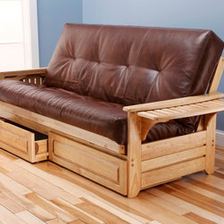 Phoenix Natural Futon | Oregon Trail Saddle Futon Mattress - Products