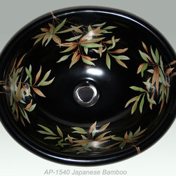 Hand Painted Drop-in Sinks by Atlantis Porcelain Art - Products