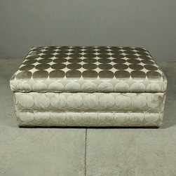 plush dotscape sleeper ottoman - Footstools And Ottomans