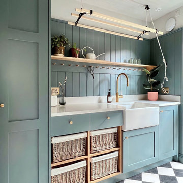 PLAINS HOUSE - 1930s house garage conversion to create a utility