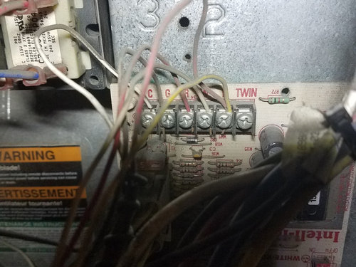 Furnace wiring ac to Thermostat Wiring