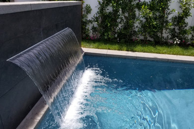 Minimalist pool photo in Los Angeles