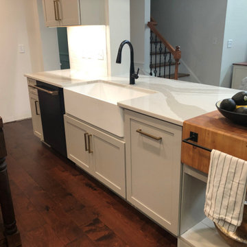 Transitional Kitchen Remodel with Creative Custom Work