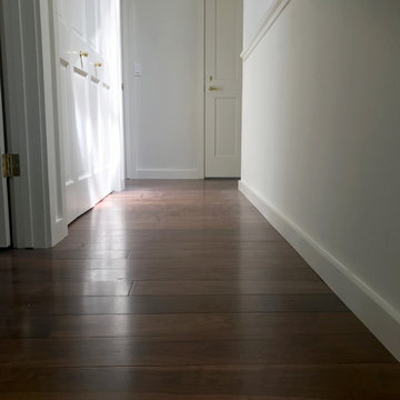 Mill Valley Custom Stained Walnut Hardwood Flooring