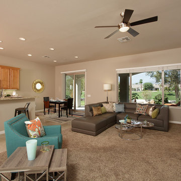 Staged 3BR &Den Fairway Home at Sun City Shadow Hills