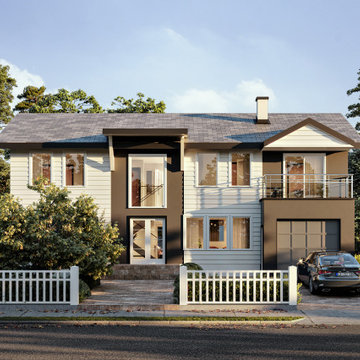 A nice addition to upper floor to make the house stand out from the crowd