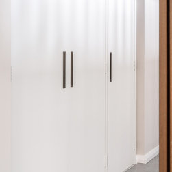 Verve Flush Pulls on Wardrobe Doors - Cabinet And Drawer Handle Pulls