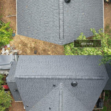 CertainTeed shingles in Moire Black