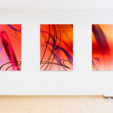 Abstract Expressionism Triptych