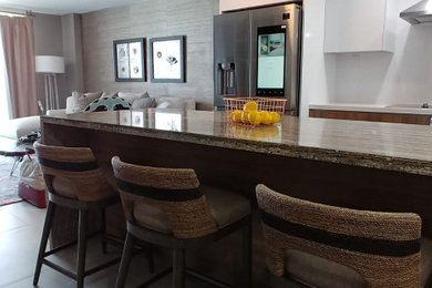 Minimalist home design photo in Miami
