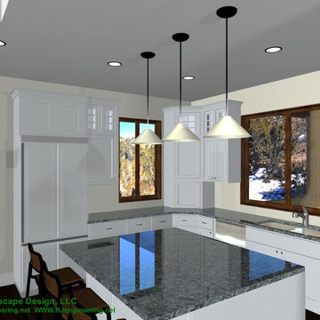 A Santa Fe Desgner Home's Kitchen